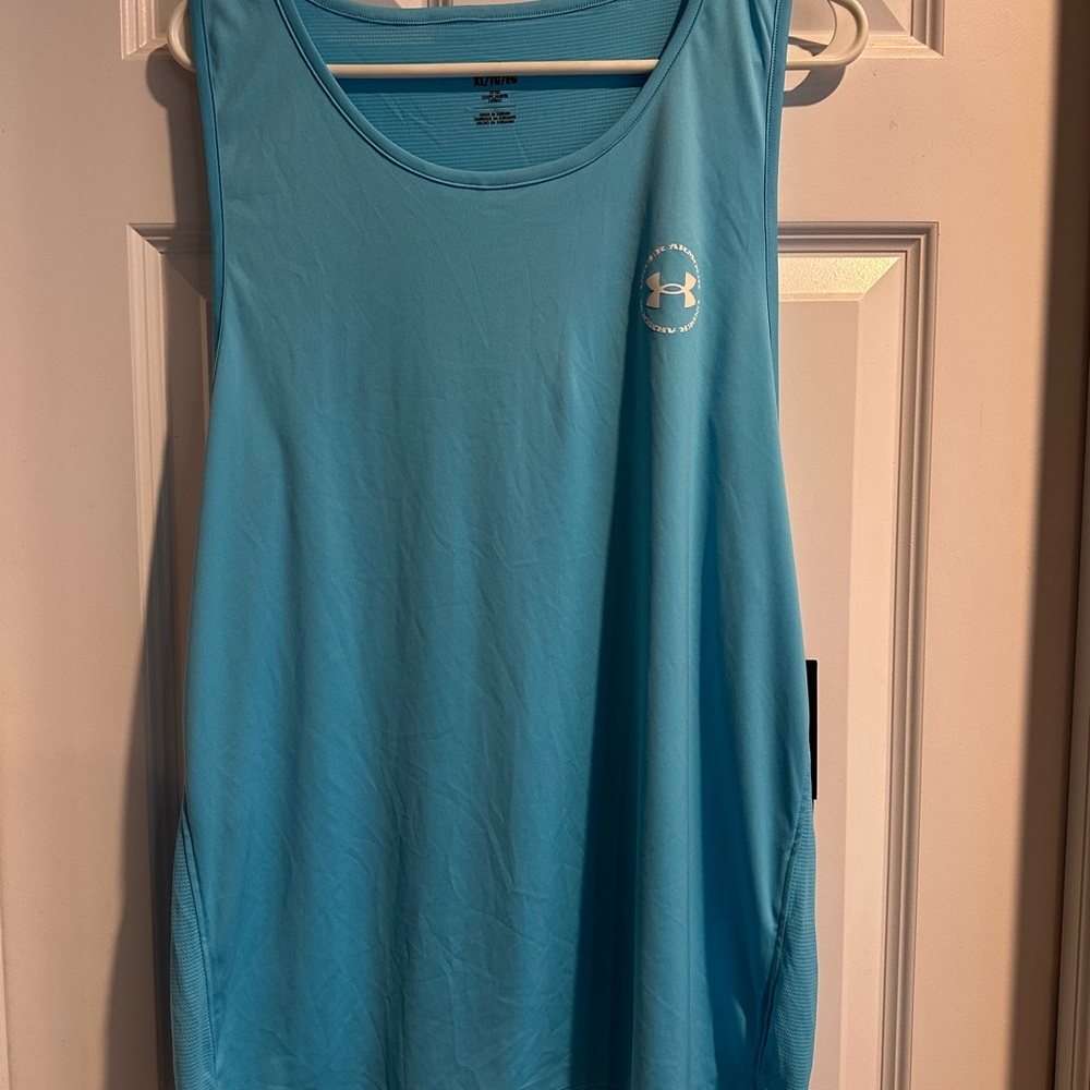 Under Armour Men's Light Blue Tank Top